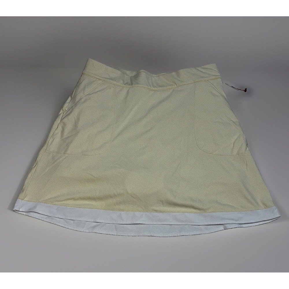 Peter Millar Women's Golf Skort Skirt Yellow Size S